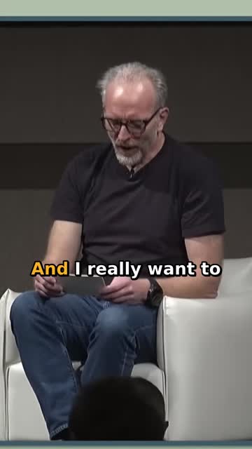 A vertical clip cut from the episode, captioned.